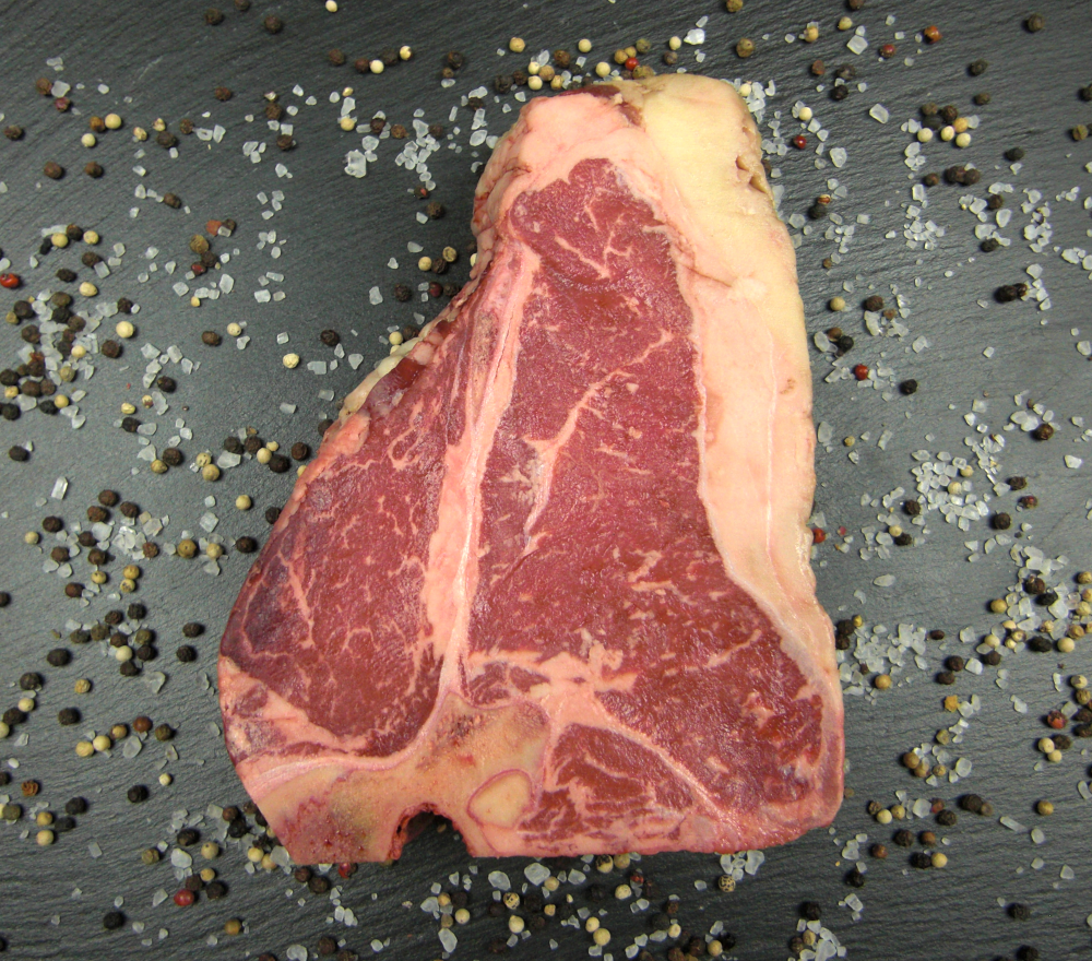 Dry Aged Porterhouse-Steak vom Limousin-Rind