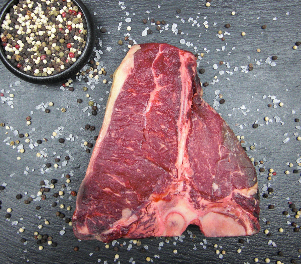 Dry Aged Porterhouse-Steak von der Alb-Kuh